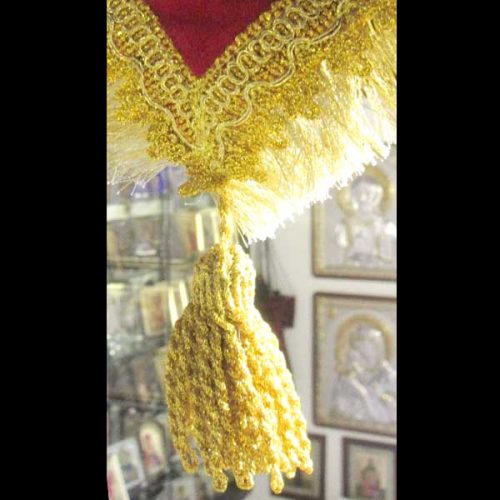 Tassle detail on Processional Banner